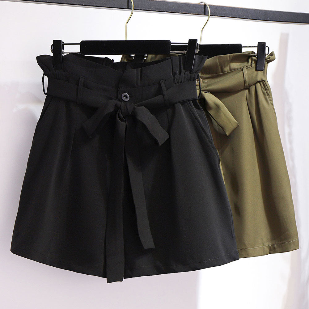 Sommer knop-shorts løse