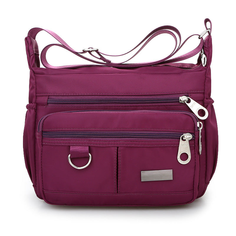 Fashion Nylon Lady Multi-pocket Messenger Bag