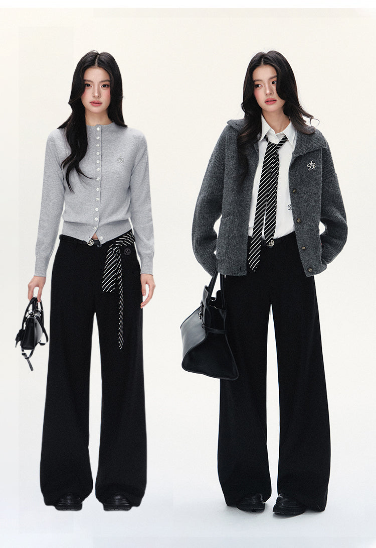 Wide Waist Suit Pants Simple Commute
