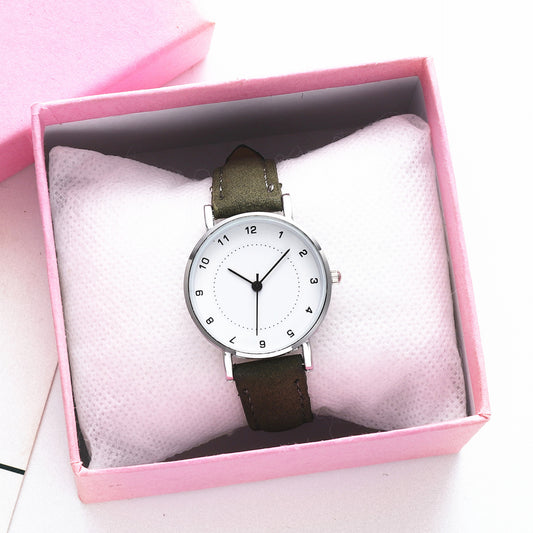 Simple watch female student