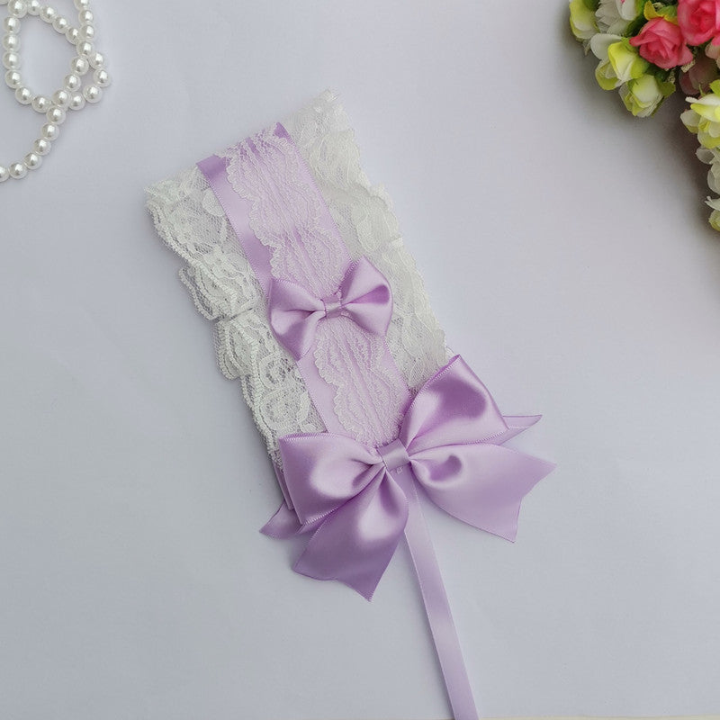 Lolita Headband Headwear Handmade Lace Bow