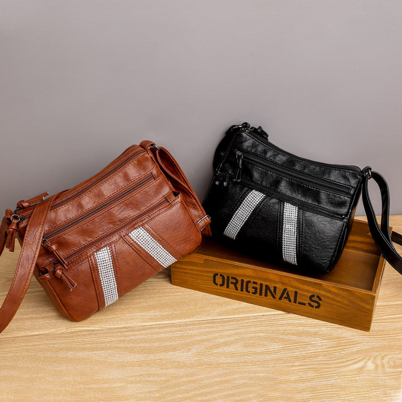 Women's Multi-layer Large Capacity Single Shoulder Messenger Bag