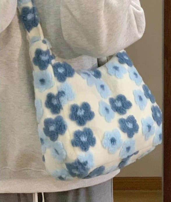 New Large Capacity Fur Bag Women's Bag Casual All-matching