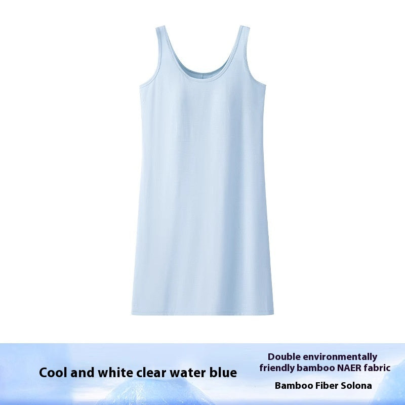 Camisole Thin Pajamas Women's Bamboo Fiber
