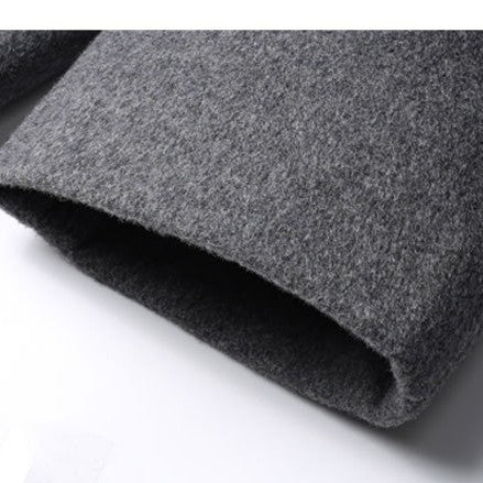 Men's Business Casual Solid Color Wool Tweed Suit Top