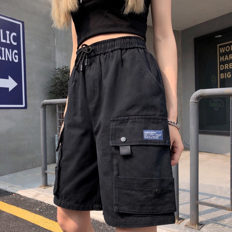 Women's summer tooling five-point pants