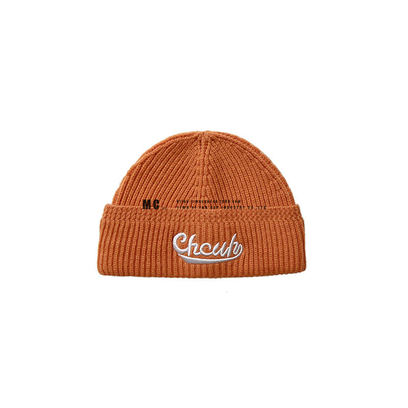 Women's Embroidered Letters Knitted Hat