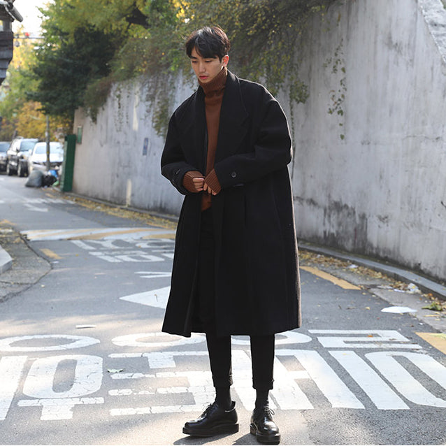 Men's Loose Thickened Warm Long Coat