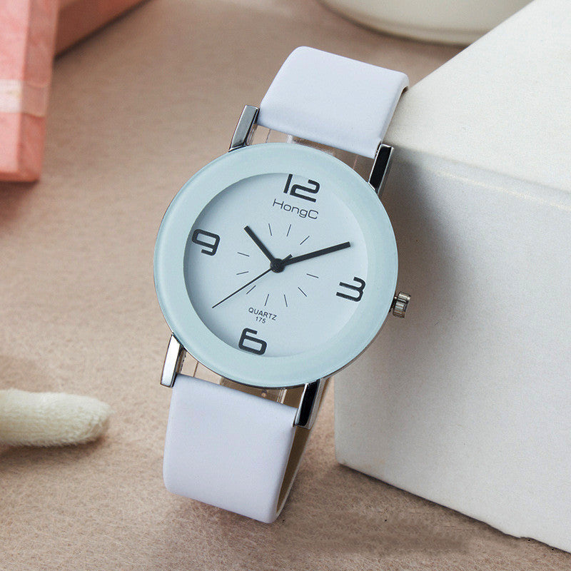 shopee Quartz Couple's Watch Simple White 175