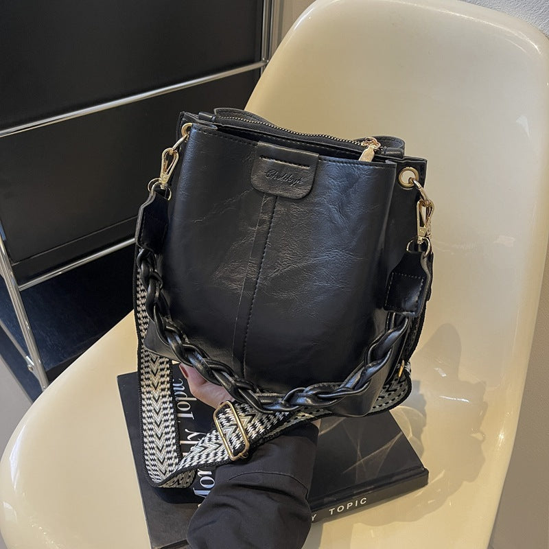 Ny Højkvalitets Crossbody Taske En Niche Chic Skuldertaske