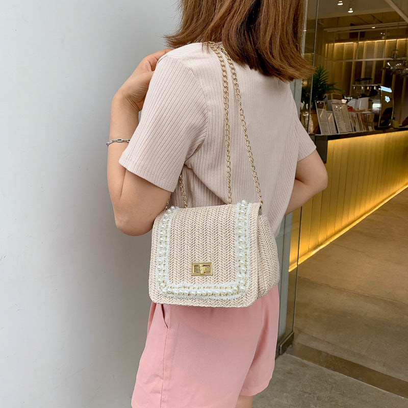 match chain small square bag
