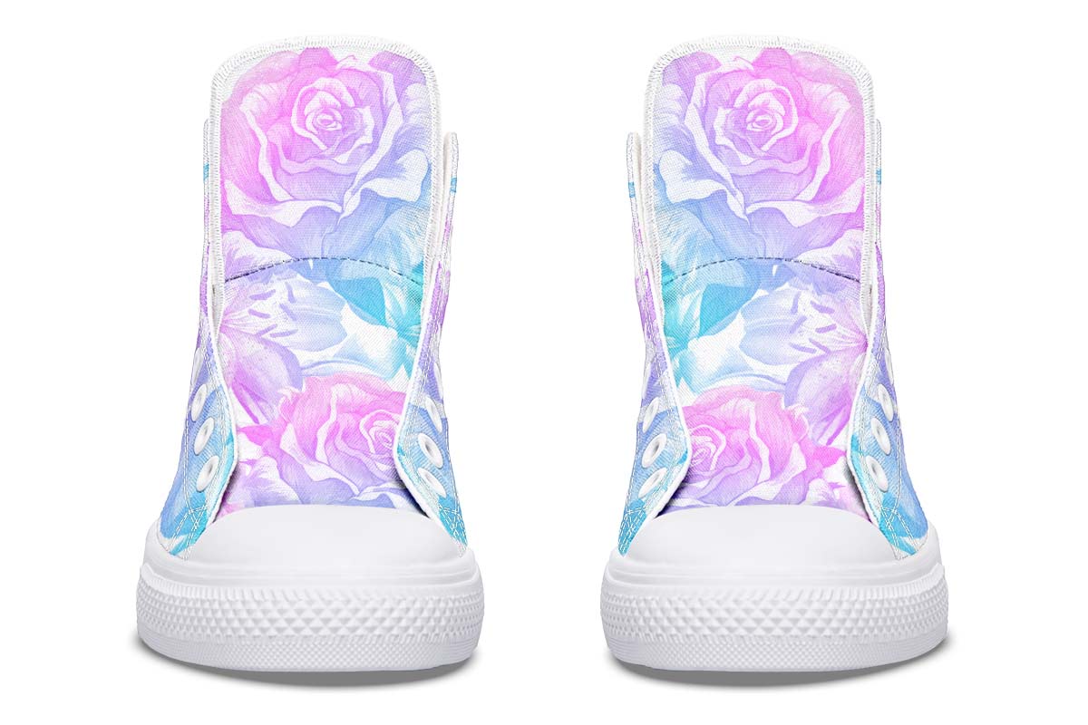 Printed Couple High-top Canvas Shoes