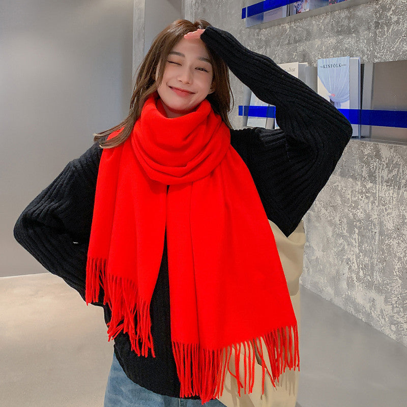 Men's Fashion Solid Color Scarf Shawl