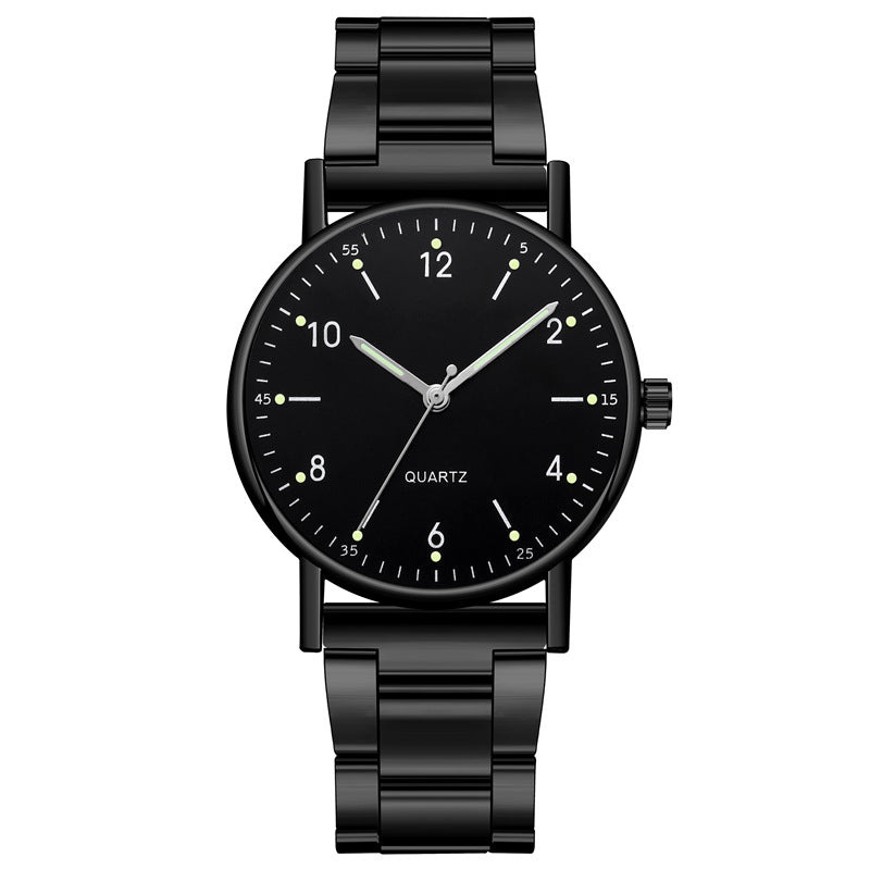 Fashion Luminous Men's Steel Band Quartz Watch