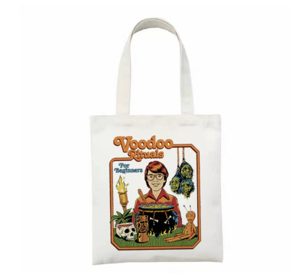 Printed Canvas Bag Personalized Creative Shoulder