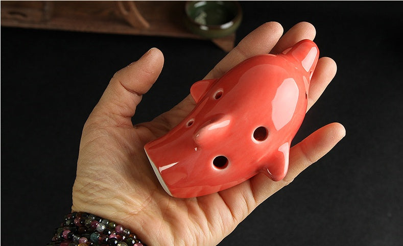 Upright Dolphin Series 6 Hole Ocarina