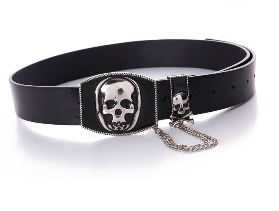 Punk Fashion Skull Lady Belt