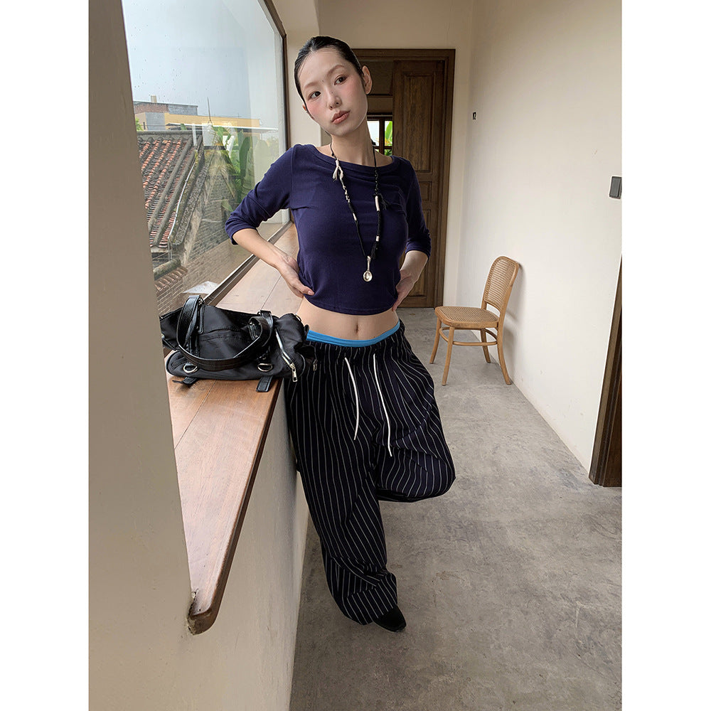 Womens Relaxed Laid-back Casual Pants In An American Style