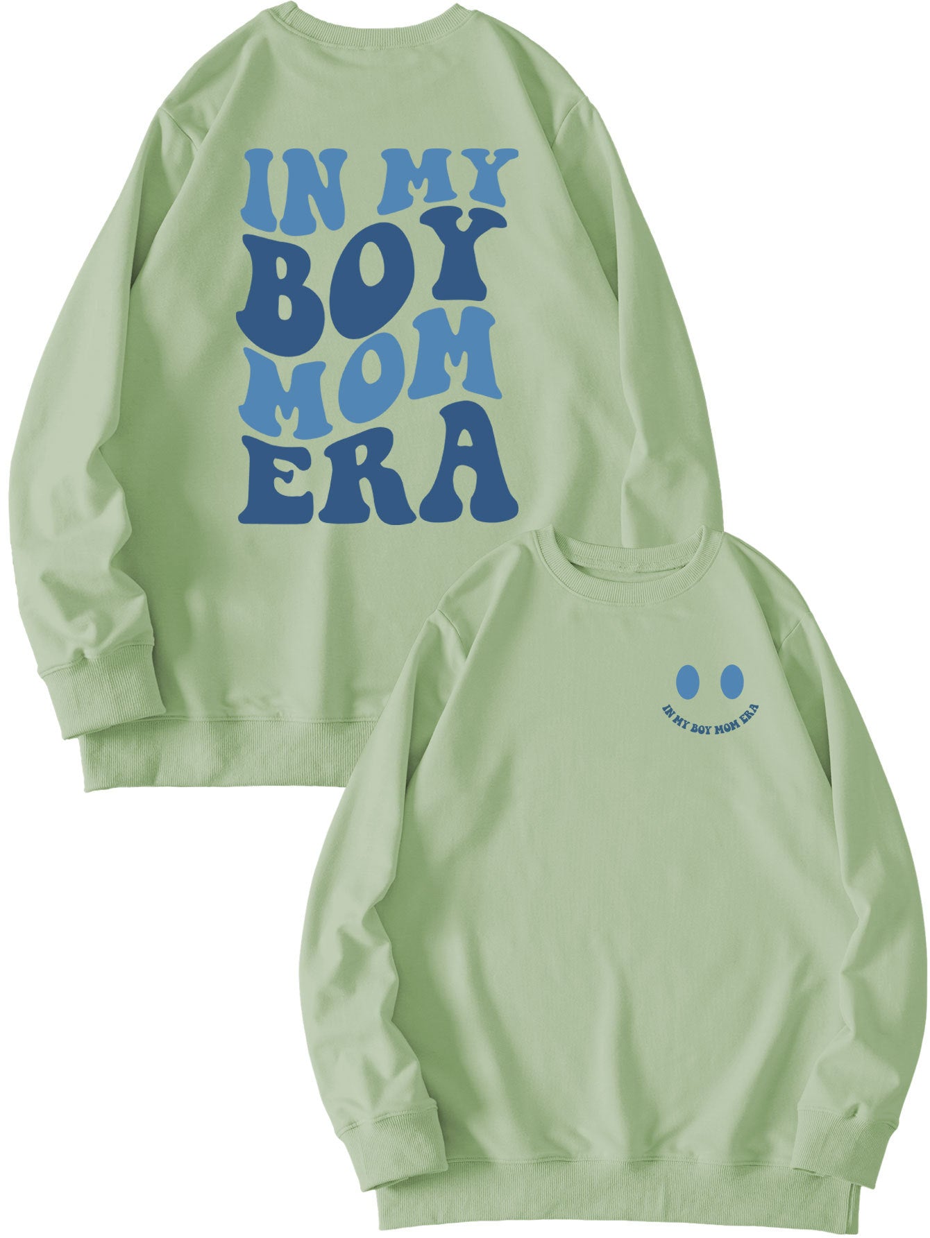 Double-sided Printed Pullover Sweatshirt Long-sleeved Shirt