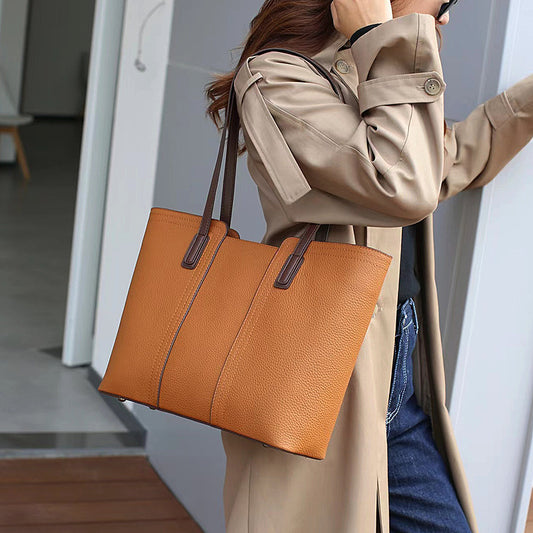 Large Capacity Totes Women's Fashion One-shoulder Commuter All-match Bag