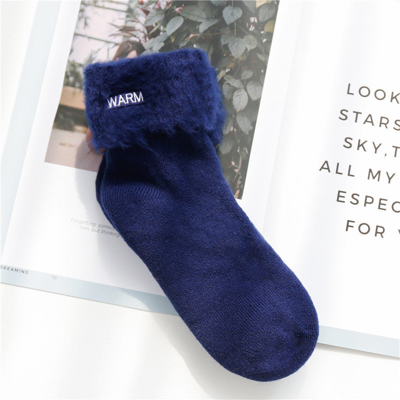 Velvet Thickening Socks Children's Warm Snow