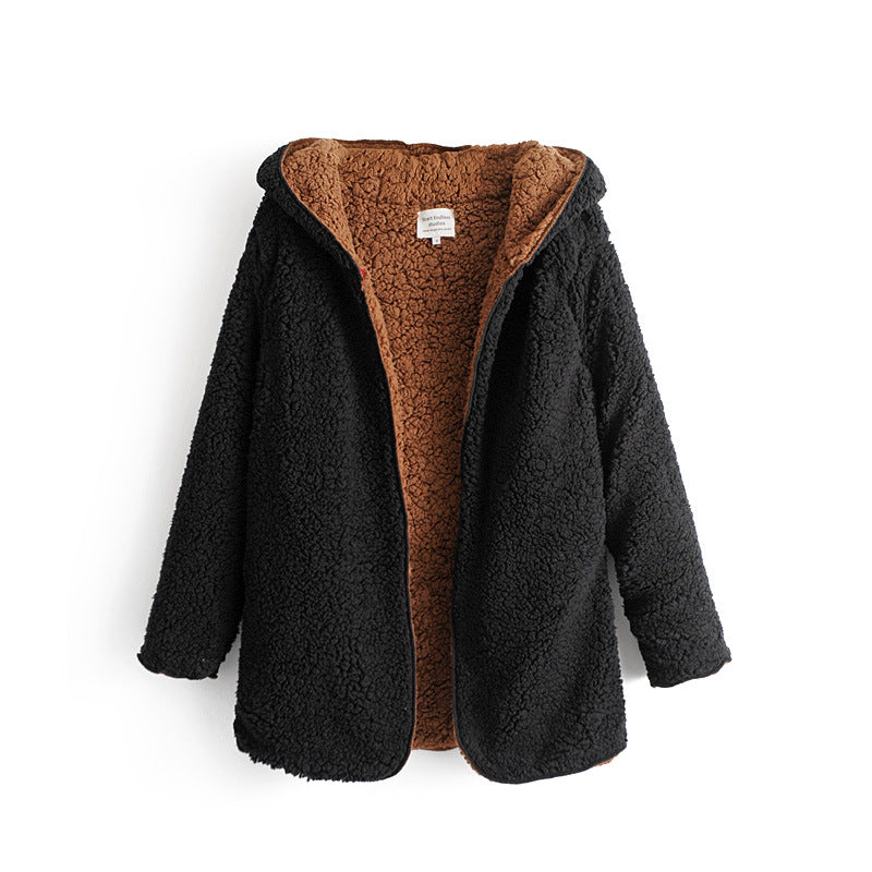 Fashion Terry Double-sided Lazy Coat Women's