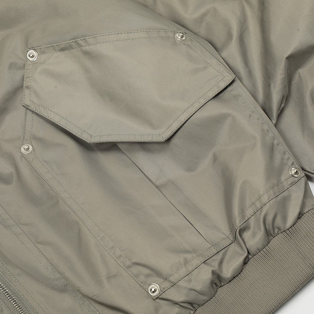 Loose Design Pocket Solid Color Polo Collar Coat