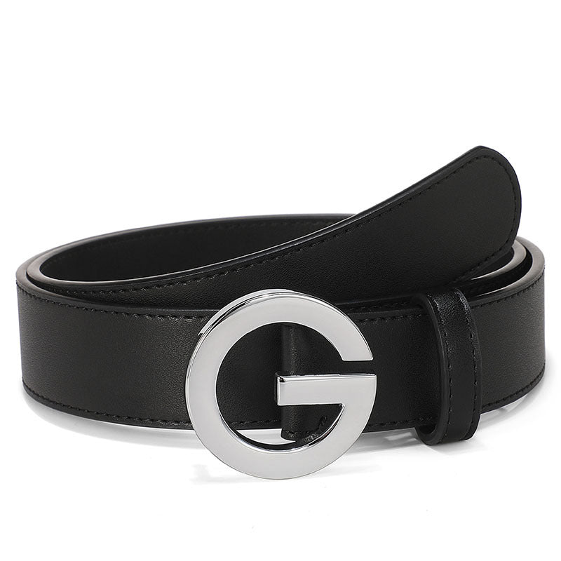 Ladies Belt Simple And Versatile Fashion Leather