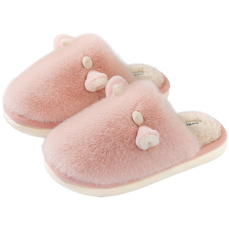 New Autumn And Winter Interior Home No-skid Floor Warm Shoes