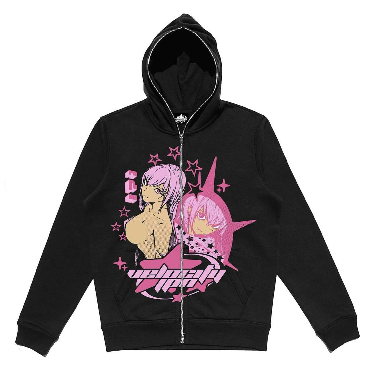 3D Digital Print Hooded Sweatshirt