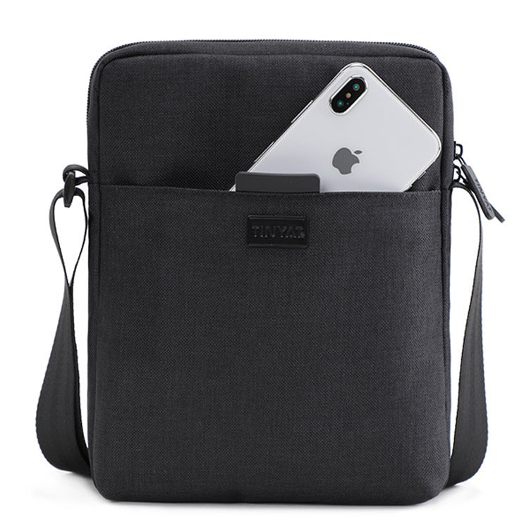 Men's casual cross bag retro canvas shoulder bag