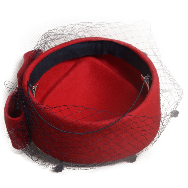 Women's British Retro Style Wool Felt Hat