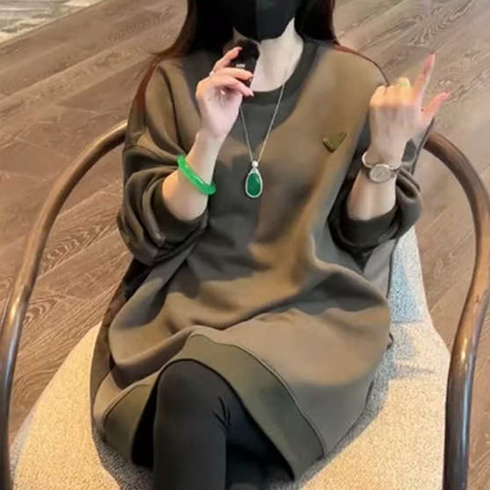 Casual Versatile Women's Crew-neck Sweatshirt