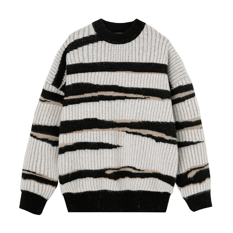 Men's Autumn And Winter New Japanese-style Retro Artificial Deer Plush Sweater
