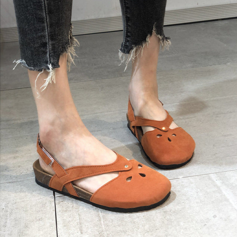 Baotou Sandals Women's New Style Flat Shoes
