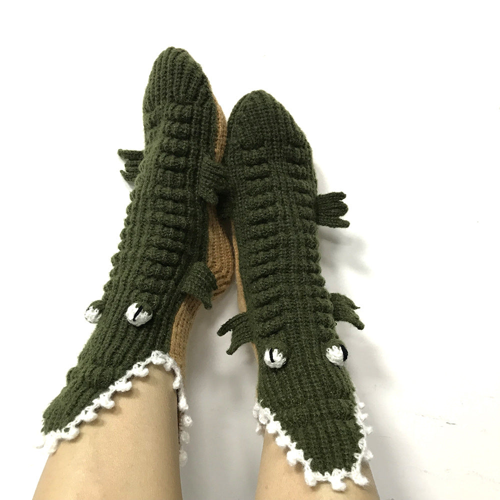 Three Dimensional Cartoon Animal Warm Home Woolen Socks