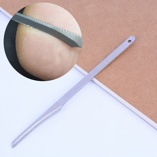 Stainless Steel Beauty Manicure Flat Pedicure Spatula
