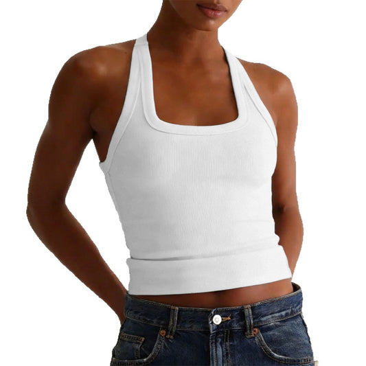 Spicy Girl Yoga Halter-Neck Tank Top