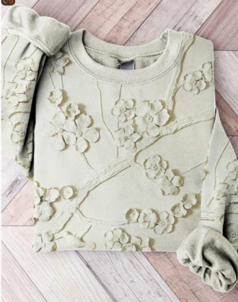 Womens Denim Football Jersey With A Crew Neck Featuring A 3D Digital Print
