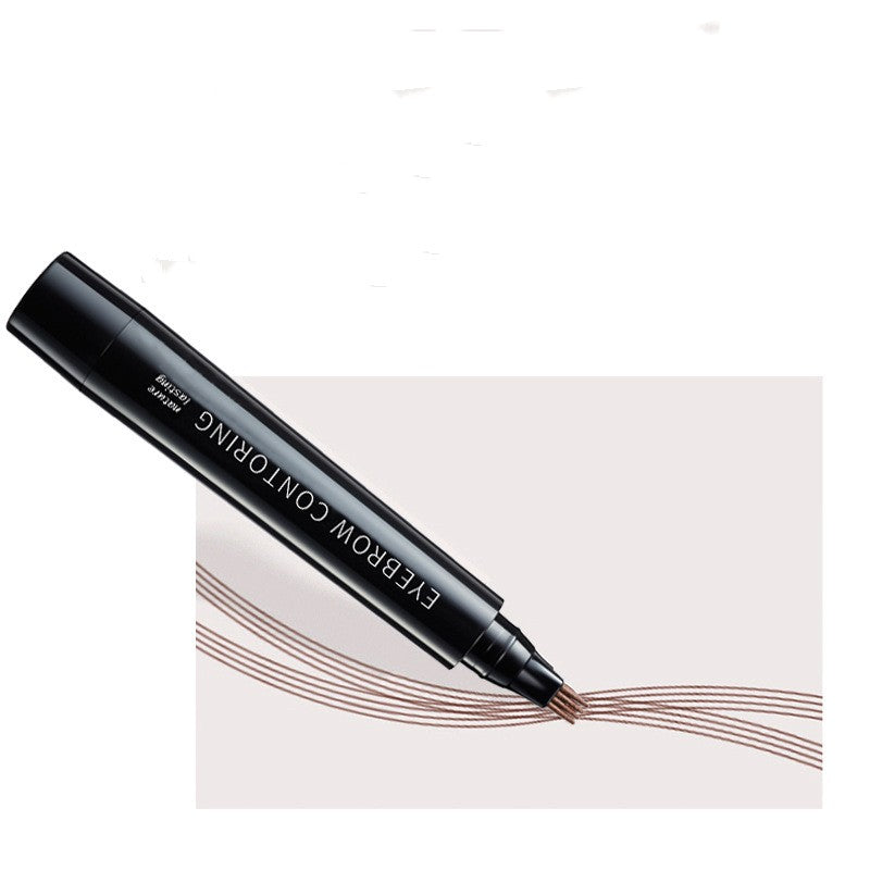 Simulation Bionic Roots Distinctive Eyebrow Pencil Four-tip Waterproof Sweatproof Female