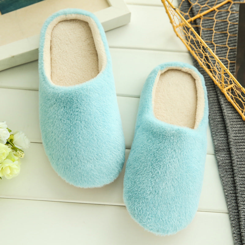 Fleece Soft Sole Silent Japanese Style Slippers
