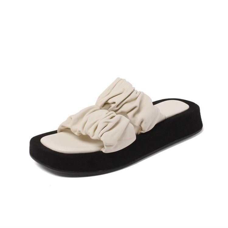 Korean Version Of Platform Sandals And Slippers Fairy  Toe