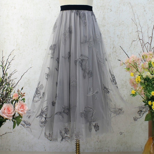 Sagging A-shaped Slim Fit Fairy Long Dress