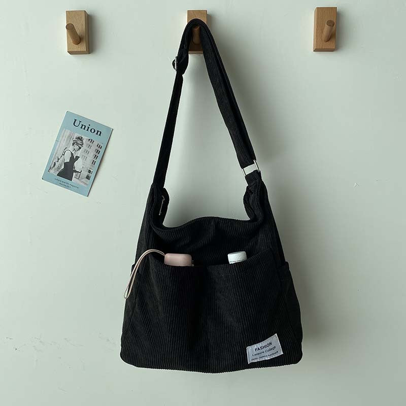 Women's Large-capacity Canvas Diagonal Shoulder Bag All-match
