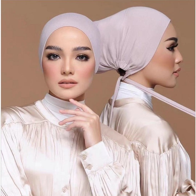 Bottom Hat Tube Scarf Modal Headband Elastic Adjustable
