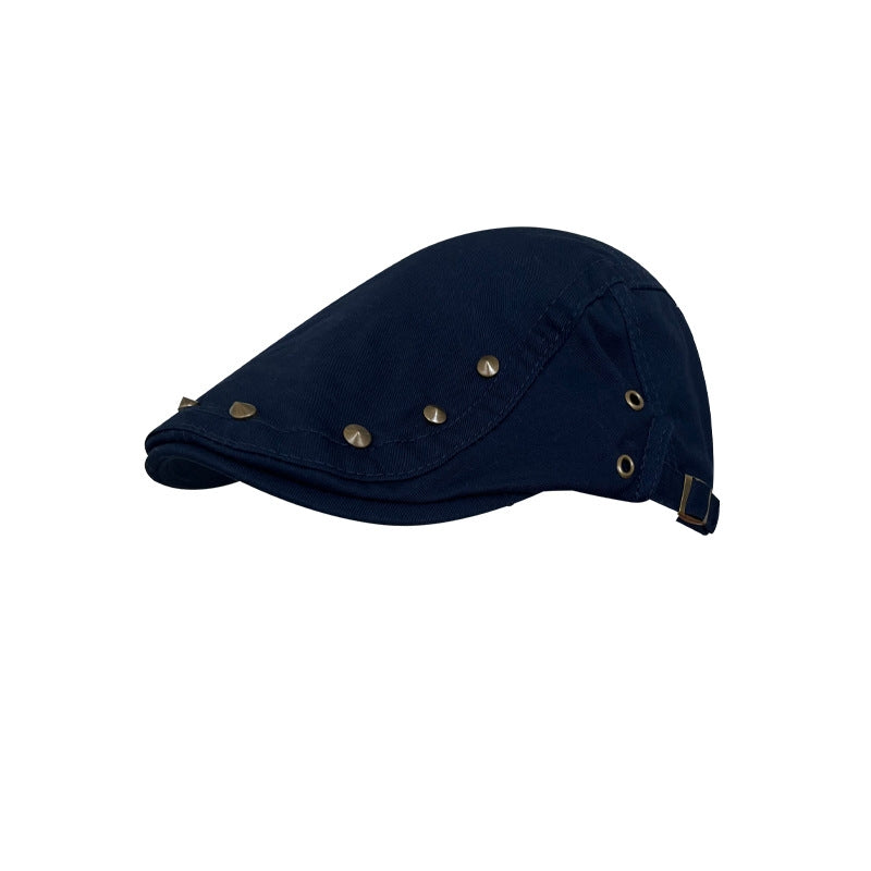 Retro Rivet Advance Hats Women's Spring And Summer Thin