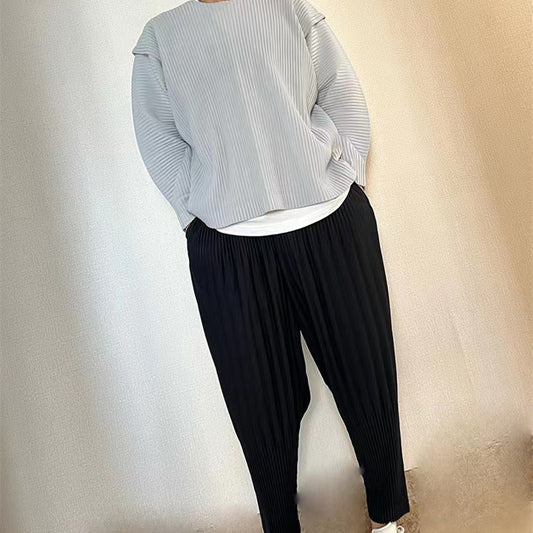 Long Sleeve Round Neck Men's Casual Loose Sweater