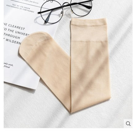 Transparent Calf Socks Jk White Socks Fashion