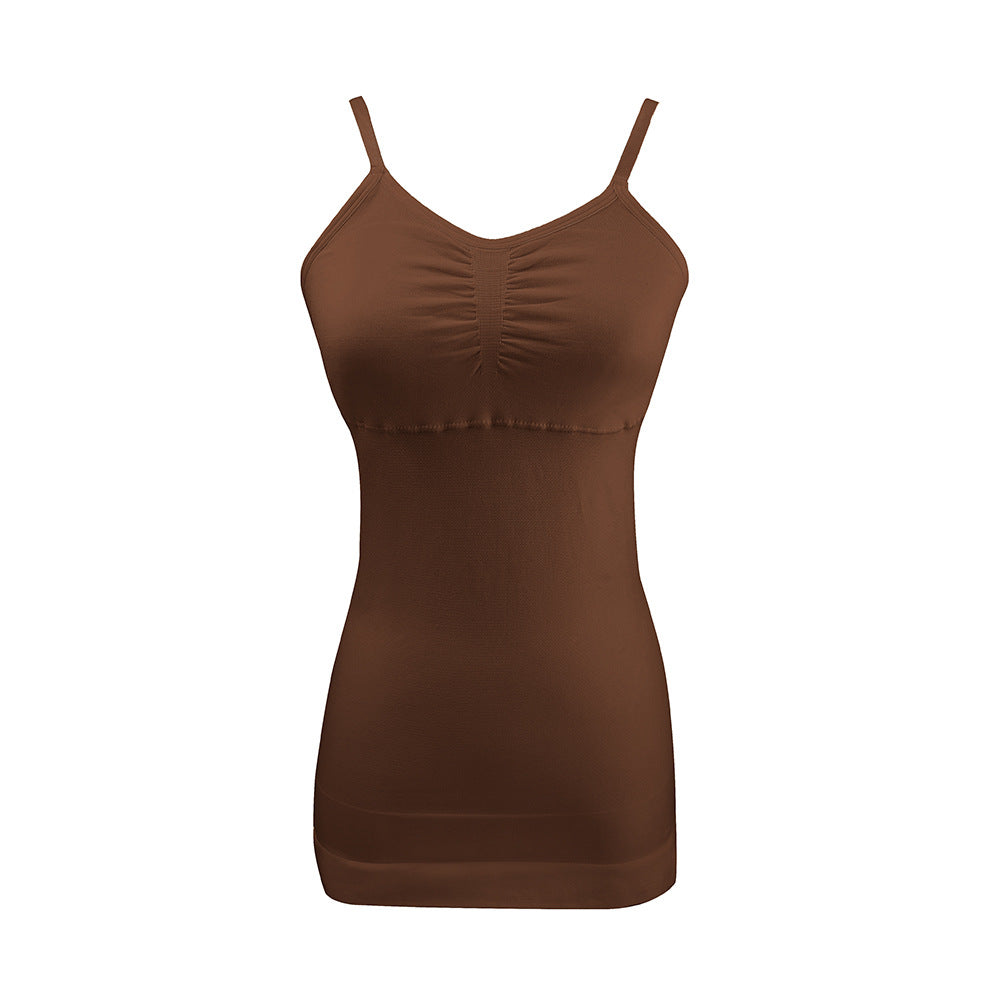 Popular Long Camisole Body Sculpting Belly Seamless Bodysuit