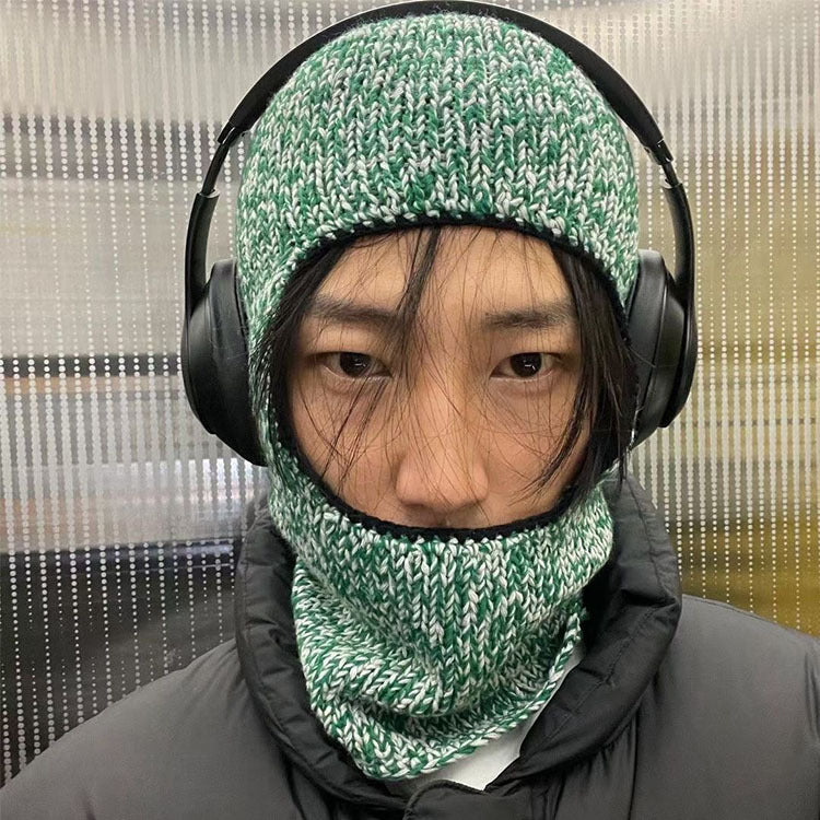 Retro Heather Mask Pullover Hat